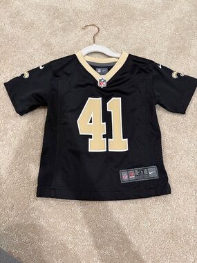 Nike Kids' New Orleans Saints Black #41 Football Jersey size 3T